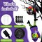 8 FT Halloween Inflatables with LED Lights - Black Cat and Witch
